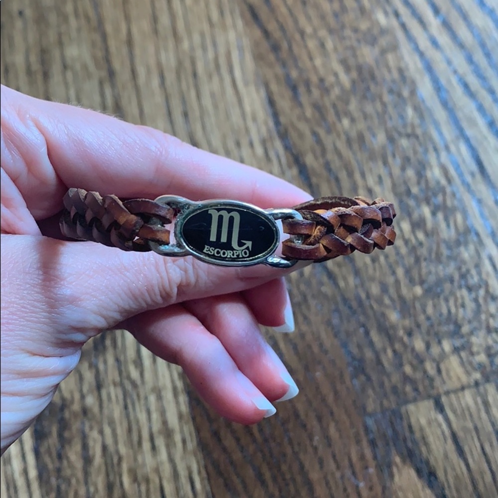 3/$15 Scorpio Leather Bracelet